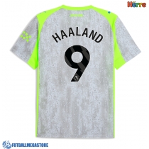 Fotballdrakt Herre Manchester City Erling Haaland #9 Tredjedrakt 2025-26 Kortermet
